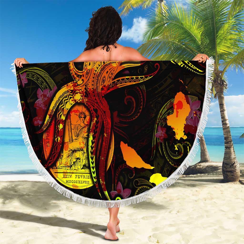 Wallis and Futuna Beach Blanket Octopus Plumeria Polynesian Tattoo DT02 - Polynesian Pride