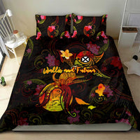 Wallis and Futuna Bedding Set Octopus Plumeria Polynesian Tattoo DT02 - Polynesian Pride