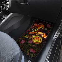 Wallis and Futuna Car Mats Octopus Plumeria Polynesian Tattoo DT02 - Polynesian Pride