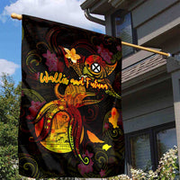 Wallis and Futuna Garden Flag Octopus Plumeria Polynesian Tattoo DT02 - Polynesian Pride