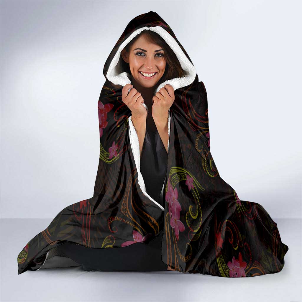 Wallis and Futuna Hooded Blanket Octopus Plumeria Polynesian Tattoo DT02 - Polynesian Pride