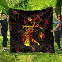 Wallis and Futuna Quilt Octopus Plumeria Polynesian Tattoo DT02 - Polynesian Pride