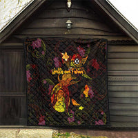 Wallis and Futuna Quilt Octopus Plumeria Polynesian Tattoo DT02 - Polynesian Pride