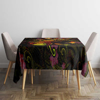 Wallis and Futuna Tablecloth Octopus Plumeria Polynesian Tattoo DT02 - Polynesian Pride
