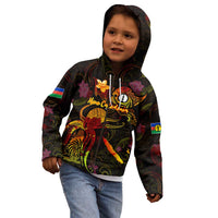 New Caledonia Kid Hoodie Octopus Plumeria Polynesian Tattoo DT02 - Polynesian Pride