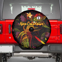 New Caledonia Spare Tire Cover Octopus Plumeria Polynesian Tattoo DT02 - Polynesian Pride