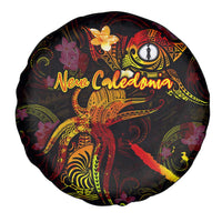 New Caledonia Spare Tire Cover Octopus Plumeria Polynesian Tattoo DT02 - Polynesian Pride