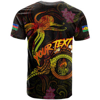 New Caledonia T Shirt Octopus Plumeria Polynesian Tattoo DT02 - Polynesian Pride