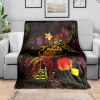 Tahiti French Polynesia Blanket Octopus Plumeria Polynesian Tattoo DT02 - Polynesian Pride