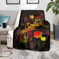 Tahiti French Polynesia Blanket Octopus Plumeria Polynesian Tattoo DT02 - Polynesian Pride