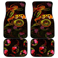 Tahiti French Polynesia Car Mats Octopus Plumeria Polynesian Tattoo DT02 - Polynesian Pride