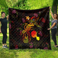 Tahiti French Polynesia Quilt Octopus Plumeria Polynesian Tattoo DT02 - Polynesian Pride