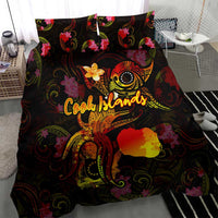 Cook Islands Bedding Set Octopus Plumeria Polynesian Tattoo DT02 - Polynesian Pride