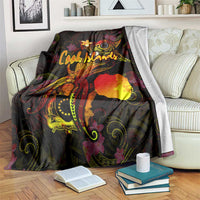 Cook Islands Blanket Octopus Plumeria Polynesian Tattoo DT02 Black - Polynesian Pride