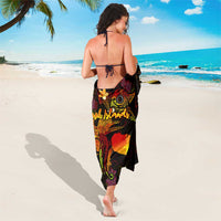 Cook Islands Sarong Octopus Plumeria Polynesian Tattoo DT02 - Polynesian Pride