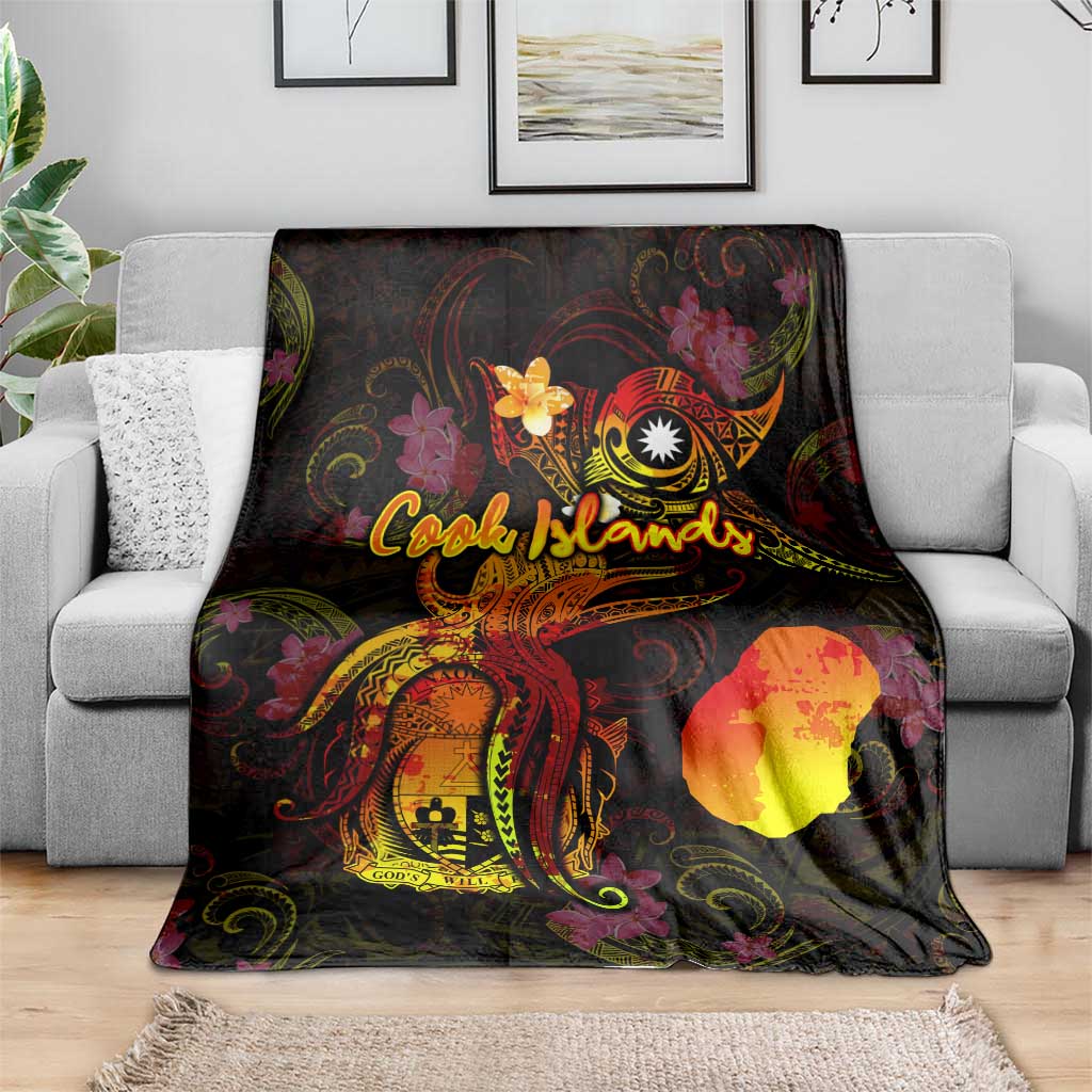 Nauru Blanket Octopus Plumeria Polynesian Tattoo DT02 - Polynesian Pride