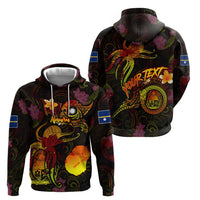 Nauru Hoodie Octopus Plumeria Polynesian Tattoo DT02 - Polynesian Pride