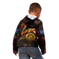 Nauru Kid Hoodie Octopus Plumeria Polynesian Tattoo DT02 - Polynesian Pride