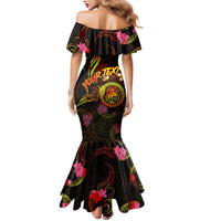 Nauru Mermaid Dress Octopus Plumeria Polynesian Tattoo DT02 - Polynesian Pride