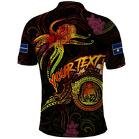 Nauru Polo Shirt Octopus Plumeria Polynesian Tattoo DT02 - Polynesian Pride