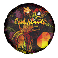 Nauru Spare Tire Cover Octopus Plumeria Polynesian Tattoo DT02 - Polynesian Pride