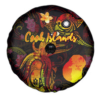 Nauru Spare Tire Cover Octopus Plumeria Polynesian Tattoo DT02 - Polynesian Pride