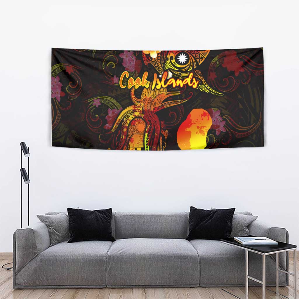 Nauru Tapestry Octopus Plumeria Polynesian Tattoo DT02 - Polynesian Pride