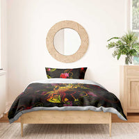 Tuvalu Bedding Set Octopus Plumeria Polynesian Tattoo DT02 - Polynesian Pride