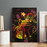 Tuvalu Canvas Wall Art Octopus Plumeria Polynesian Tattoo DT02 - Polynesian Pride