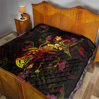 Tuvalu Quilt Octopus Plumeria Polynesian Tattoo DT02 - Polynesian Pride