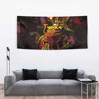 Tuvalu Tapestry Octopus Plumeria Polynesian Tattoo DT02 - Polynesian Pride