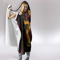 Northern Mariana Islands Hooded Blanket Octopus Plumeria Polynesian Tattoo DT02 - Polynesian Pride
