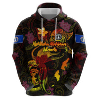 Northern Mariana Islands Hoodie Octopus Plumeria Polynesian Tattoo DT02 - Polynesian Pride