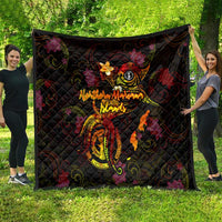 Northern Mariana Islands Quilt Octopus Plumeria Polynesian Tattoo DT02 - Polynesian Pride
