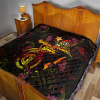 Northern Mariana Islands Quilt Octopus Plumeria Polynesian Tattoo DT02 - Polynesian Pride