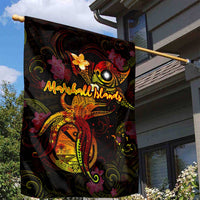 Marshall Islands Garden Flag Octopus Plumeria Polynesian Tattoo DT02 - Polynesian Pride
