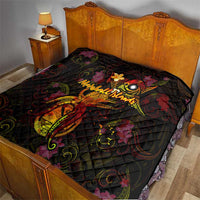 Marshall Islands Quilt Octopus Plumeria Polynesian Tattoo DT02 - Polynesian Pride