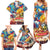 Custom The Philippines 126th Independence Anniversary Family Matching Summer Maxi Dress and Hawaiian Shirt Art Style