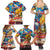 Custom The Philippines 126th Independence Anniversary Family Matching Summer Maxi Dress and Hawaiian Shirt Art Style