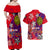 Personalized Philippines 12 June Independence Day Couples Matching Off Shoulder Maxi Dress and Hawaiian Shirt Polynesian Turtle Plumeria