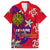 Personalized Philippines 12 June Independence Day Family Matching Off The Shoulder Long Sleeve Dress and Hawaiian Shirt Polynesian Turtle Plumeria