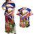 Personalized Philippines Independence Day Couples Matching Off Shoulder Maxi Dress and Hawaiian Shirt Polynesia Filipinas Eagle Hibiscus