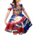 Personalized Philippines Independence Day Family Matching Off The Shoulder Long Sleeve Dress and Hawaiian Shirt Polynesia Filipinas Eagle Hibiscus