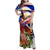 Personalized Philippines Independence Day Family Matching Off Shoulder Maxi Dress and Hawaiian Shirt Polynesia Filipinas Eagle Hibiscus