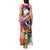 Personalized Philippines Independence Day Tank Maxi Dress Polynesia Filipinas Eagle Hibiscus