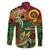 Personalised Vanuatu 44th Independence Anniversary Family Matching Puletasi and Hawaiian Shirt Melanesian Pattern Reggae