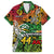 Personalised Vanuatu 44th Independence Anniversary Family Matching Summer Maxi Dress and Hawaiian Shirt Melanesian Pattern Reggae