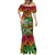 Personalised Vanuatu 44th Independence Anniversary Mermaid Dress Melanesian Pattern Reggae