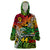 Personalised Vanuatu 44th Independence Anniversary Wearable Blanket Hoodie Melanesian Pattern Reggae