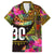 Personalised Vanuatu Independence Day 30 July Family Matching Puletasi and Hawaiian Shirt Hibiscus Polynesian Pattern